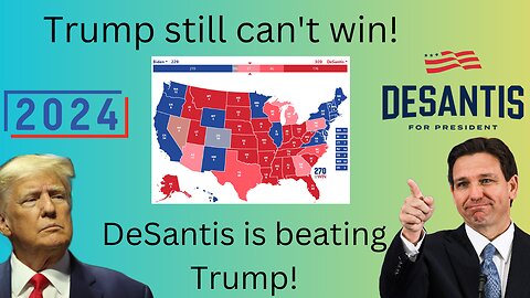 Trump Still can't win in 2024! DeSantis beats Biden and Trump!
