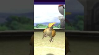 Pokémon Stadium 2 - Pidgeot Used Przcureberry (Cured Paralysis)