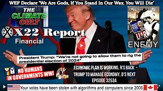 Ep 3253a - Economic Plan Is Working, R’s Back Trump To Manage Economy, D’s Next