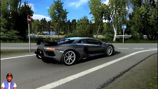 Lamborghini Aventador Leaving Restaurant - GamePlay
