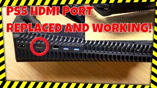 PS5 HDMI Port Fix No Signal Repair Damaged Bent Pins
