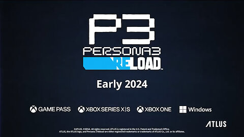 Persona 3 Remake Official Trailer - Persona 3 Reload