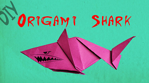 How to create paper craft (origami) shark ?