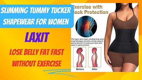 How to Lose Belly Fat Fast Without Exercise : Slimming Tummy Tucker Shapewear for Women