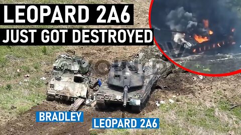 Russian Army destroys Leopard Tanks, Bradley IFV, and Maxx Pro MRAP vehicles of the Ukrainian Army