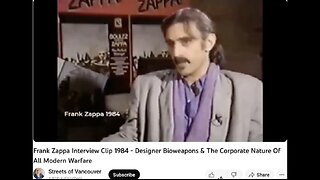 In 1984 Frank Zappa told us exactly what was happening and was going to happen to us today