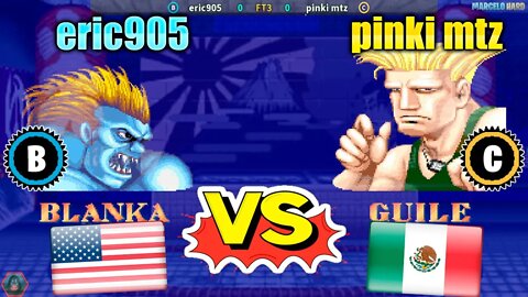 Street Fighter II': Champion Edition (eric905 Vs. pinki mtz) [U.S.A. Vs. Mexico]