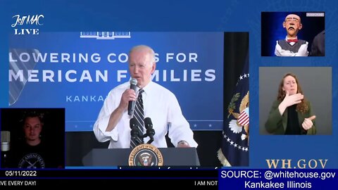 LIVE: Biden Supporting Farmers, American Families & Standing with Ukraine | Kankakee Illinois |