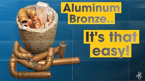 Crafting a Stunning Alloy: Mastering Aluminum Bronze Casting #copper #belgium #melting #bronze