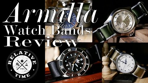 Armilla Watch Bands: Giveaway & Aero-Ballistic & Vestigo Review