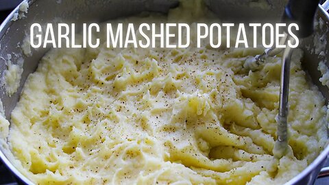 Garlic Mashed Potatoes | How to make silky smooth buttery mashed potatoes | JorDinner
