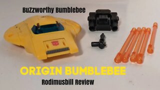 Buzzworthy Bumblebee ORIGIN BUMBLEBEE Deluxe Transformers WFC Review by Rodimusbill