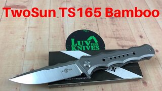 TwoSun TS165 Bamboo Knife Wong Design