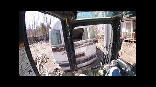 8 acre investment property Update VLOG! Backhoe, Argosy & Bobcat mini excavator time