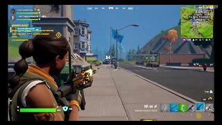 Trying out fortnite