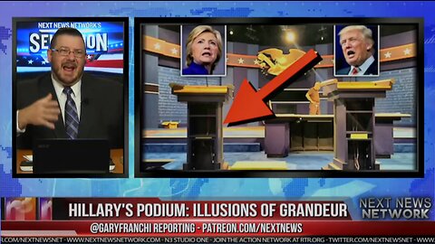 'BREAKING: AMERICAN'S JUST NOTICED SOMETHING HUGE ABOUT HILLARY’S PODIUM!' - 2016