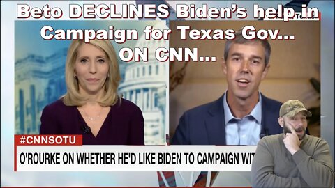Beto says NO to Biden support ON CNN... Then unsuccessfully tries to walk back Gun Control...