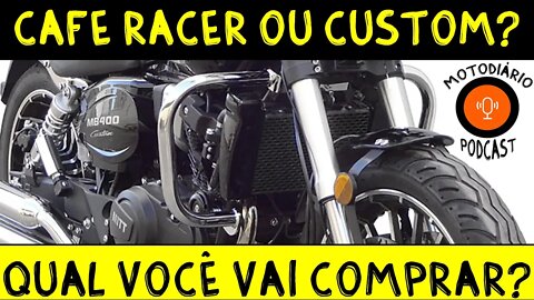 Café RACER ou CUSTOM? NOVA MITT 301 ou MITT 440MB CUSTOM? Qual você vai comprar?