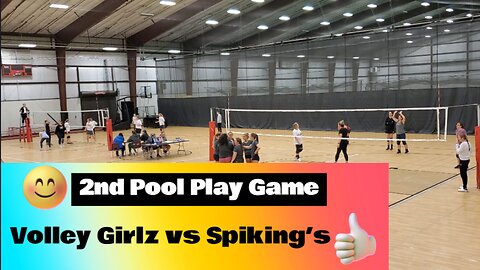 Volleyball 2nd pool game Volley Girlz vs Spiking’s - Made with Clipchamp