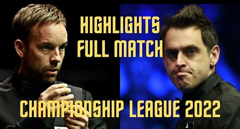 Ronnie O'Sullivan vs Ali Carter | Championship League Snooker 2022