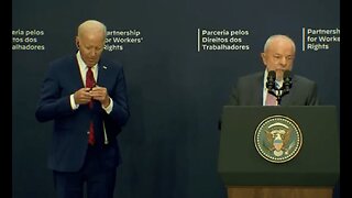 Biden Reveals He's Told What to Do, Almost Knocks Over Flag, and Brazilian Presiden