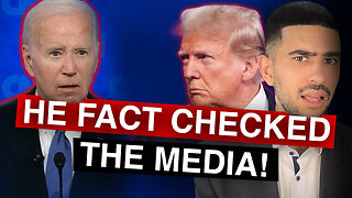 Trump VS Biden Debate - Biden FACT CHECKED The Media Live ON AIR!