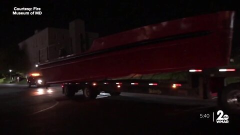 "The Tommy" fire boat is the newest exhibit at The Fire Museum of Maryland