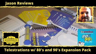 Jason's Board Game Diagnostics of Telestrations w/ 80's and 90's Expansion Pack