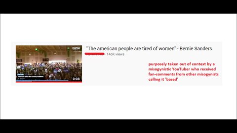 "The American people are tired of women" RESPONSE
