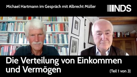 Michael Hartmann im Gespräch mit Albrecht Müller – Verteilung von Einkommen und Vermögen (Teil 1/3)