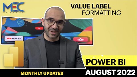 Power BI - Tips - August 2022 update - Value field formatting