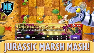 PvZ 2 - Epic Quest: Jurassic Marsh Mash! - No Premium, Mints or Mastery