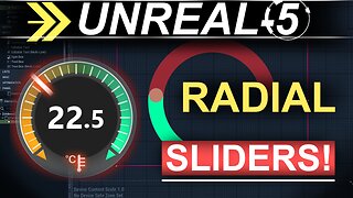 Unreal-5 Menu UI: RADIAL-SLIDERS Explained (60 SECONDS!!)