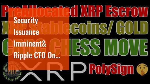 Security Issuance Imminent& Ripple CTO On XRP Ledger vs. POW/POS