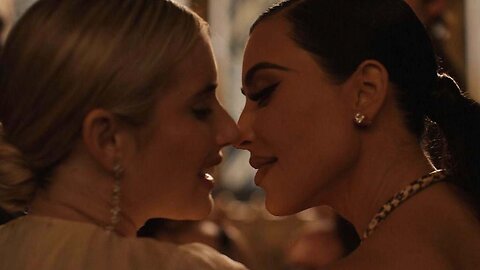 Kim Kardashian and Emma Roberts Share STEAMY KISS in AHS: Delicate