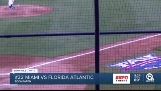 FAU baseball knocks off Miami