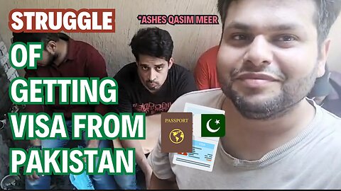 Struggle of getting Foreign Visa from Pakistan 🇵🇰 ft Ashes @tkqasim ​