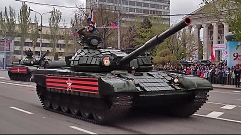 Anti Ukraine Donetsk Shows Their Military For Victory Day Parade