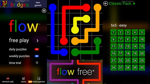 FlowFree Game Classic 5x5