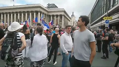 Part. 1- "Extrait" En Début de Manif du samedi 3 Sept 22 F. Philippot Les Patriotes