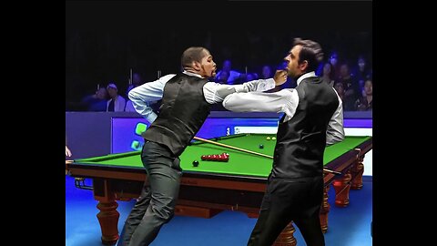 When Snooker Player Gets Angry…