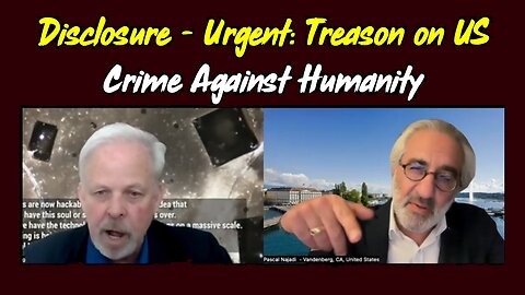 Pascal Najadi DISCLOSURE - Urgent Message: Crime against Humanity & Treason on United States! "I am 'Q' - I am the #STORM" - I'M POSSIBLE!!!