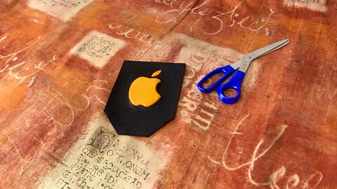 Apple logo pocket design