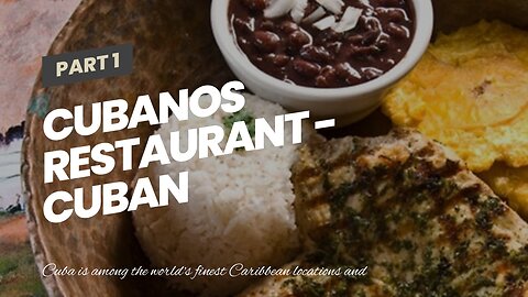 Cubanos Restaurant - Cuban Restaurant - Authentic Cuban Can Be Fun For Anyone