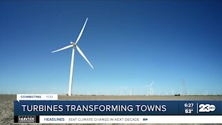 Wind turbines transforming some U.S. towns