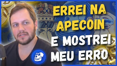 PERDI UMA CHANCE INCRÍVEL NA APECOIN, ANÁLISE DO BITCOIN E DO ETHEREUM, CUIDADO COM A POSSÍVEL QUEDA