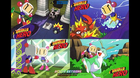 Action Extreme Gaming - Bomberman Hero (Nintendo 64) Part 2: Enter Marine Bomber and Jet Bomber! [Reupload]