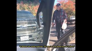 Guy Almost Gets Himself Killed While Pulling Gasoline Prank