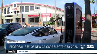 California proposal seeks that 35% of new cars to be electric by 2026