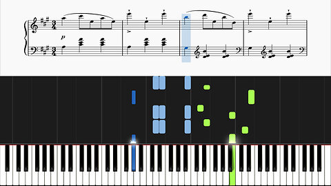 F. Schubert - 12 Grazer Waltzer, D. 924, Op. 91, No. 8 (Piano Tutorial)